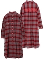 PLAID SHIRT DRESS/レッド