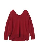 クローチェＶネックニット/ブラウン(050)