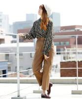 センタープレスチノパンツ