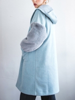 ファースリーブガウン/NV