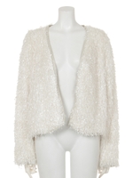 フリンジボレロ/WHT