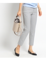 [S]ストレッチテーパードパンツ/ブラウン(042)