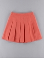 ・ビタミンカラープリーツスカート/オレンジ