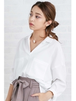 ガルーダドビークロスビックシャツ/ホワイト(030)