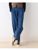 サイドバックルワイドデニム/ブルー(092)