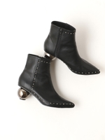 ヒールボールブーツ/ブラック