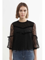 フェイスドットブラウス/CHALK(030)