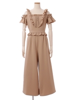 肩出しオールインワン/ネイビー