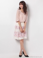 クラシカルフラワーパネルSK/アイボリー