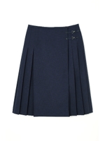 ◆大きいサイズ◆ラッププリーツスカート/ネイビー(120)