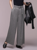 VERY12月号掲載/steady.12月号掲載/ウールチェックベルト付ワイドパンツ/パターン2