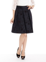 フロッキー花柄ＳＫ/コン