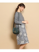 nesessaire×anatelier 刺繍ワンピース/グレー(012)