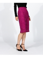 【WEB限定】コードレーススカート/ラズベリーピンク(973)