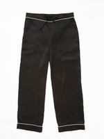 メンズシルクパジャマロングパンツ/WHITE