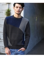 ダズルカモフラニット/グレー(593)