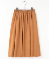 フェイクスウェードギャザースカート