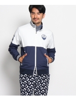 蓄熱保温裏地付きウエスト切り替えデザインブルゾン/ネイビー(193)