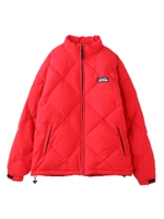 QUILTED DOWN JACKET/レッド