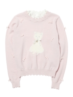 ＲｉｎｇＲｉｎｇにゃんこニット/ベージュ