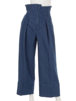 【Shelly island】2WAYワイドデニム/ブルー