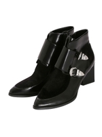 Beltedハラコライクコンビブーツ/BEG