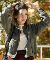 中綿入りボリュームギャザーブルゾン