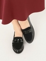 BSCレザーローファーFLT/BLACK