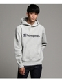 Champion 裏起毛ロゴ刺しゅうパーカー/ブラック(019)