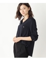 【WEB・名古屋高島屋店限定】【洗える】Wポケットブラウス/ブルー系(094)