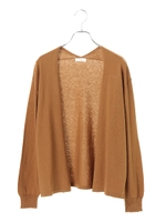 ・快適ニットニュアンスカーディガン/杢グレー