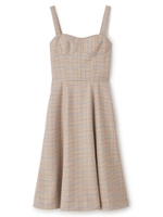 コーンビスチェ2wayワンピース/ピンク