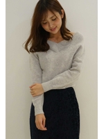 《Lou Lou Fee》LLフルッフィーフォックス2WAYニット/モーヴピンク2(092)
