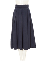 タックフレアスカート/テラコッタ