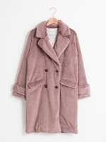 【WEB限定価格】フェイクファーロングコート/アイボリー