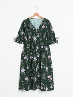 【WEB限定価格】ヴィンテージフラワーガウンワンピ/アイボリー柄