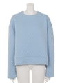 [BED&BREAKFAST]ODD QUILTING Top/BLUE