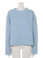 [BED&BREAKFAST]ODD QUILTING Top/BLUE