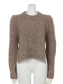 [GREED]WOLF FUR KNIT Crew Neck/BLACK