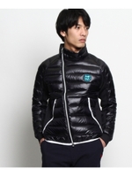 【DUALHEAT】ナイロン中綿ダウンブルゾン/ブラック(019)