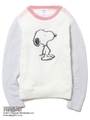 【PEANUTS】 ジャガードプルオーバー/OWHT