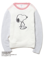 【PEANUTS】 ジャガードプルオーバー/OWHT