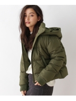 【WEB/新宿ルミネエスト限定】ショートフーデッドダウンコート/カーキ(027)