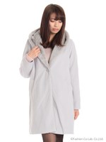 【鈴木優華さん着用】エステルモッサフーディガン/ハイ