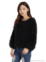 カットファーPO/ブラック