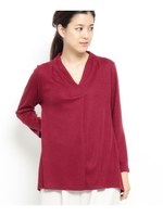 シントロンスムースカットソー/ワインレッド(063)