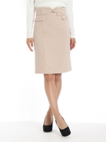 タイトスカート/ベージュ