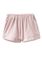 ベロアロゴショートパンツ/PNK