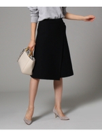 ラップニットジャージスカート/ブラック(019)