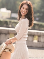 ラメハイネックニット/グレー